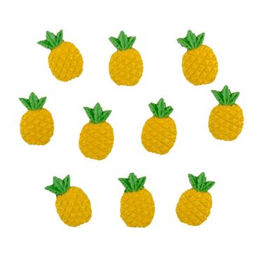Sachet de 10 Ananas Adhésifs - Tropical | jourdefete.com