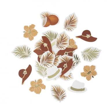confettis de table collection tropicool camel et or confettis de table collection tropicool camel et or