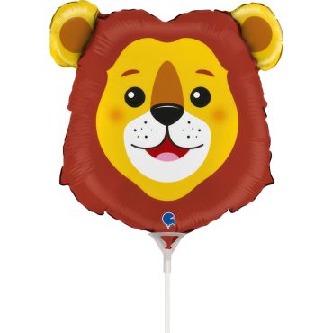 Ballon tête de lion pour déco anniversaire thème safari | jourdefete.com