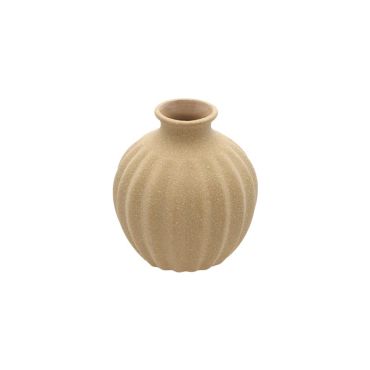 Vase boule céramique - Couleur sable