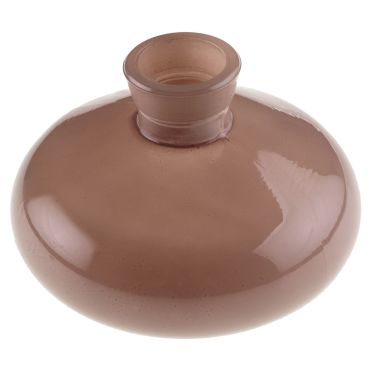 Vase Musarra en verre taupe au design moderne et raffiné | jourdefete.com