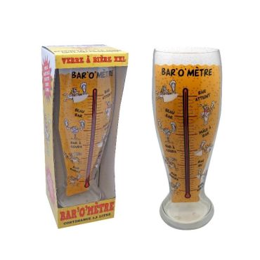 Verre à Bière Géant - "Baromètre"