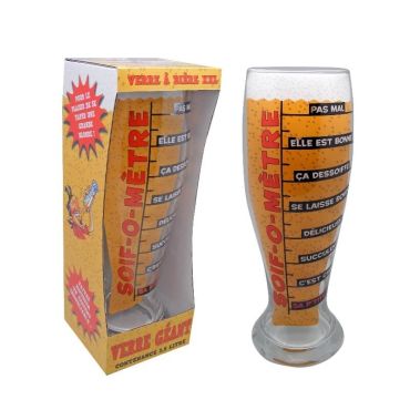 Verre à Bière Géant - "Soifomètre"