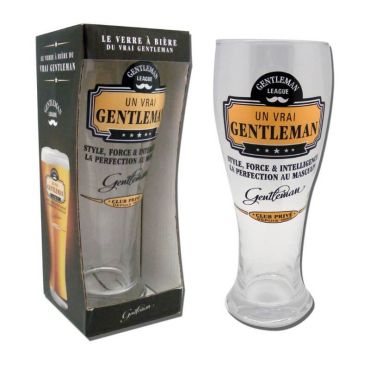 verre à bière de la collection gentleman | jourdefete.com