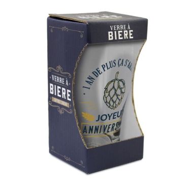 Un splendide verre à bière à offrir pour l'anniversaire d'un proche | jourdefete.com