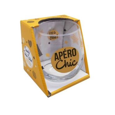 verre cadeau apéro avec message modèle au choix | jourdefete.com