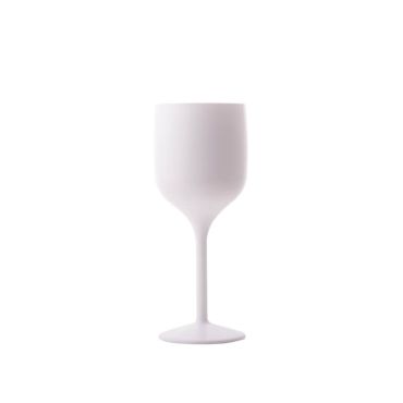 verre à vin réutilisable blanc