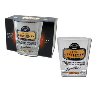 verre à whisky de la collection gentleman | jourdefete.com