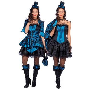 Veste et Robe Baroque Bleu pour Femme | jourdefete.com