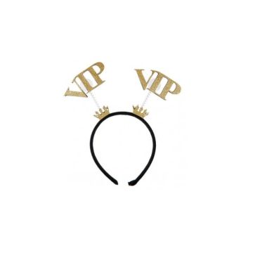 serre tete vip paillettes or | jourdefete.com