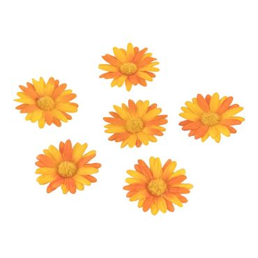 Parsemez ces belles marguerites oranges sur votre table | jourdefete.com