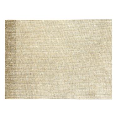 Chemin de table en lin et lurex doré pour une déco raffinée | jourdefete.com