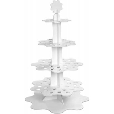 Grand Présentoir à Verrines et Cônes - Fleur | jourdefete.com