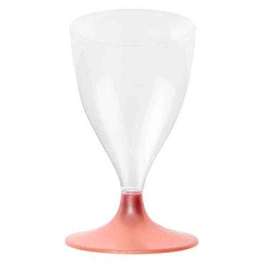 verres à pieds roses dorés | jourdefete.com