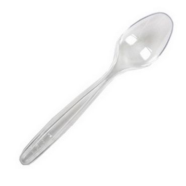 Cuillères transparentes réutilisables lot de 10 | jourdefete.com