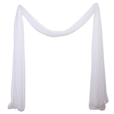 Voilage pour arche de cérémonie blanc | jourdefete.com
