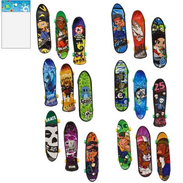 Mini skateboard à doigt avec designs colorés | jourdefete.com