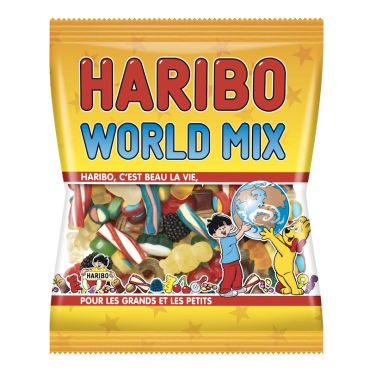 Bonbons Haribo World Mix variés et colorés pour toutes les envies | jourdefete.com