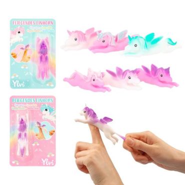 Licornes volantes élastiques avec ailes scintillantes pour enfants | jourdefete.com