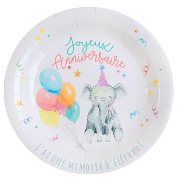 assiettes-anniversaire-zoo-party-enfant|jourdefete.com