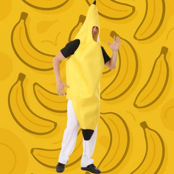 Déguisement humoristique de Banane pour adulte - Taille au choix