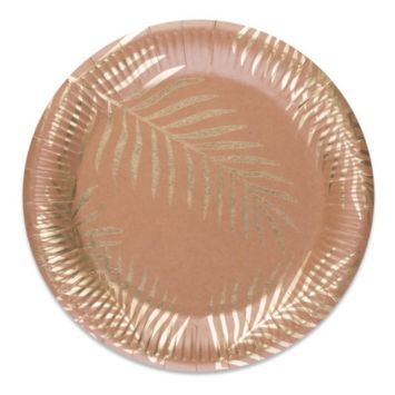 Sachet de 8 Assiettes "Tropi-Chic"