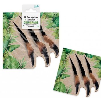 Des serviettes à l'effigie des dinosaures pour l'anniversaire de votre enfant | jourdefete.com