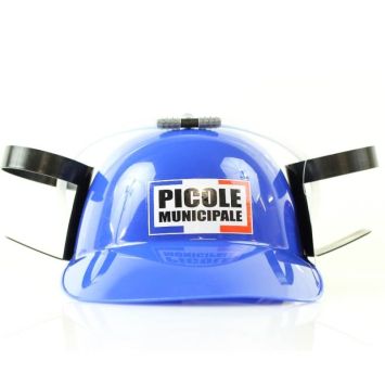 Casque Anti-Soif Bleu "Picole Municipale"