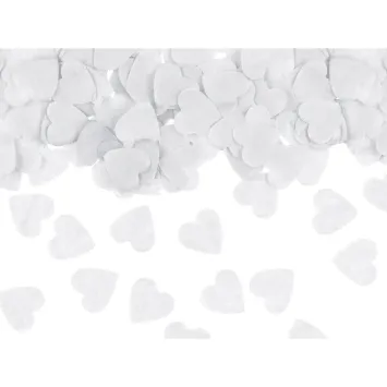 15 g de confettis en forme de cœur - Couleur au choix
