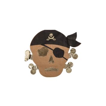 serviettes-kraft-or-pirate | jourdefete.com
