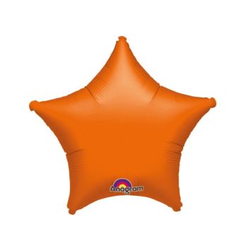 Ballon Hélium Etoile Orange
