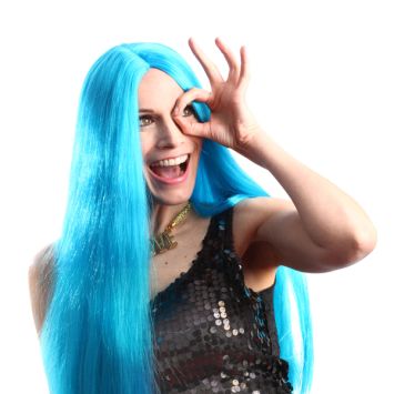 Perruque Party Night Turquoise