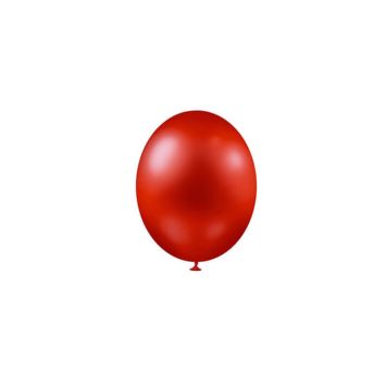 25 Ballons de baudruche métallisés - Rouge | jourdefete.com
