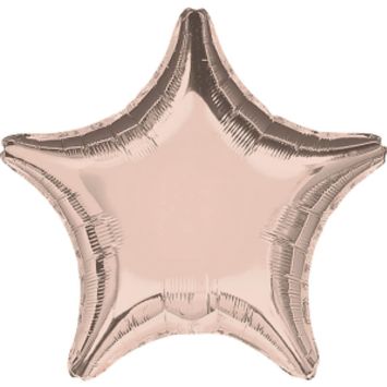 Ballon à air Etoile Métallique Rose Cuivré