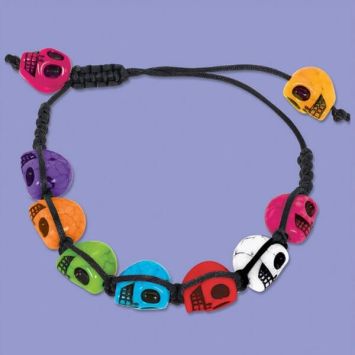 Bracelet "Day of the Dead" Multicolore