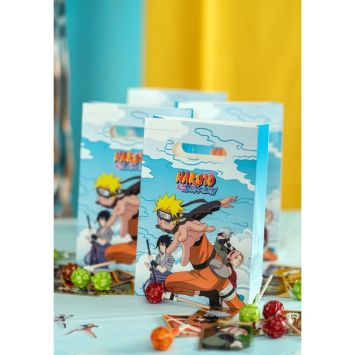 4 sachets en papier - 15,8 x 23,6 cm - Naruto Shippuden ®