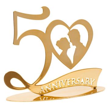decoration-gateau-noces-or-50ans | jourdefete.com