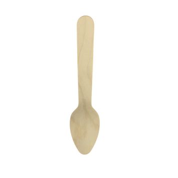 50 cuillères à café en bois - 11 cm