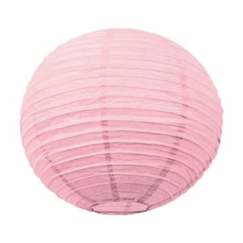 Lanterne japonaise en papier rose vintage - 15 cm
