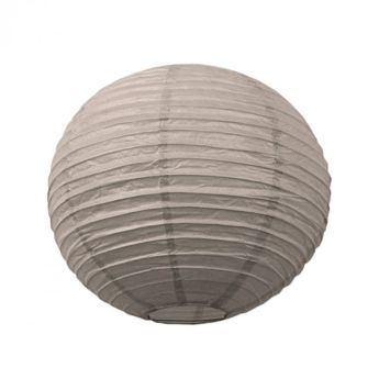Lanterne Japonaise en Papier Taupe - 50 cm