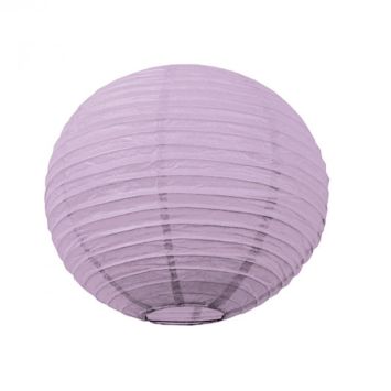 Lanterne Japonaise en Papier Lavande - 15 cm