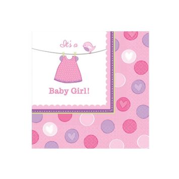 16 Serviettes - "It's a Baby Girl"