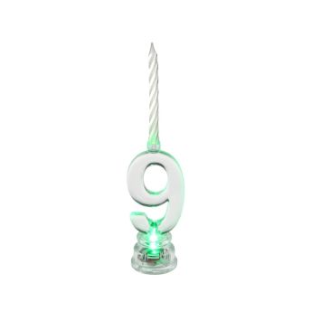 Bougie Led Chiffre 9