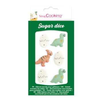 Décorations en sucre Dinosaures pour gâteaux | jourdefete.com