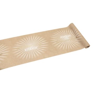 Chemin de table "Joyeux Anniversaire" en toile - 28 cm x 3 m - Collection Éclat
