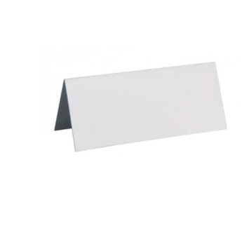 6 marque-places unis - 8 x 9,5 cm - Couleur au choix