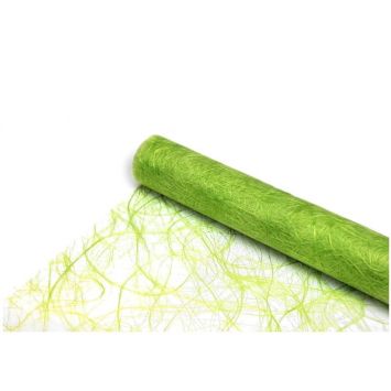 Chemin de Table Intissé 30 cm x 5 M – Vert Kiwi | jourdefete.com