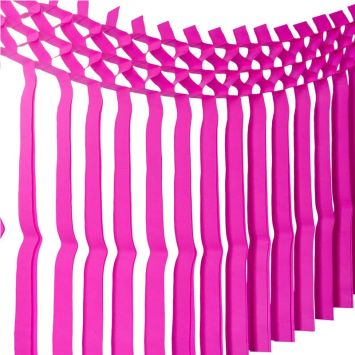 Guirlande à Franges 3 mètres - Fuchsia