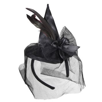 Serre-Tête Chapeau de Sorcière et son Voile