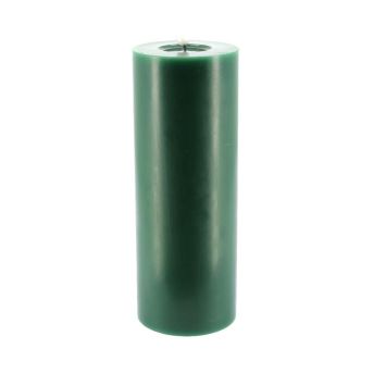 Bougie cylindrique à LED en cire - 7 x 20 cm - Couleur au choix